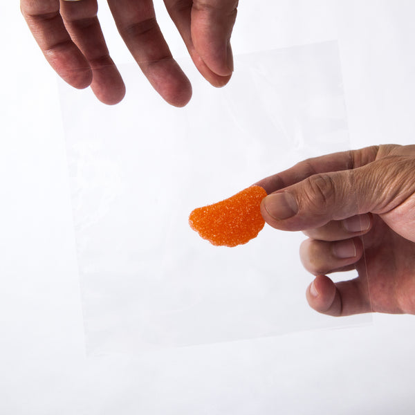 Clear Cello Caramel Wrappers or Taffy Wrappers, 5 X 5 - 100 Pack Clear Cello Caramel Wrappers or Taffy Wrappers, 5 X 5 - 100 Pack