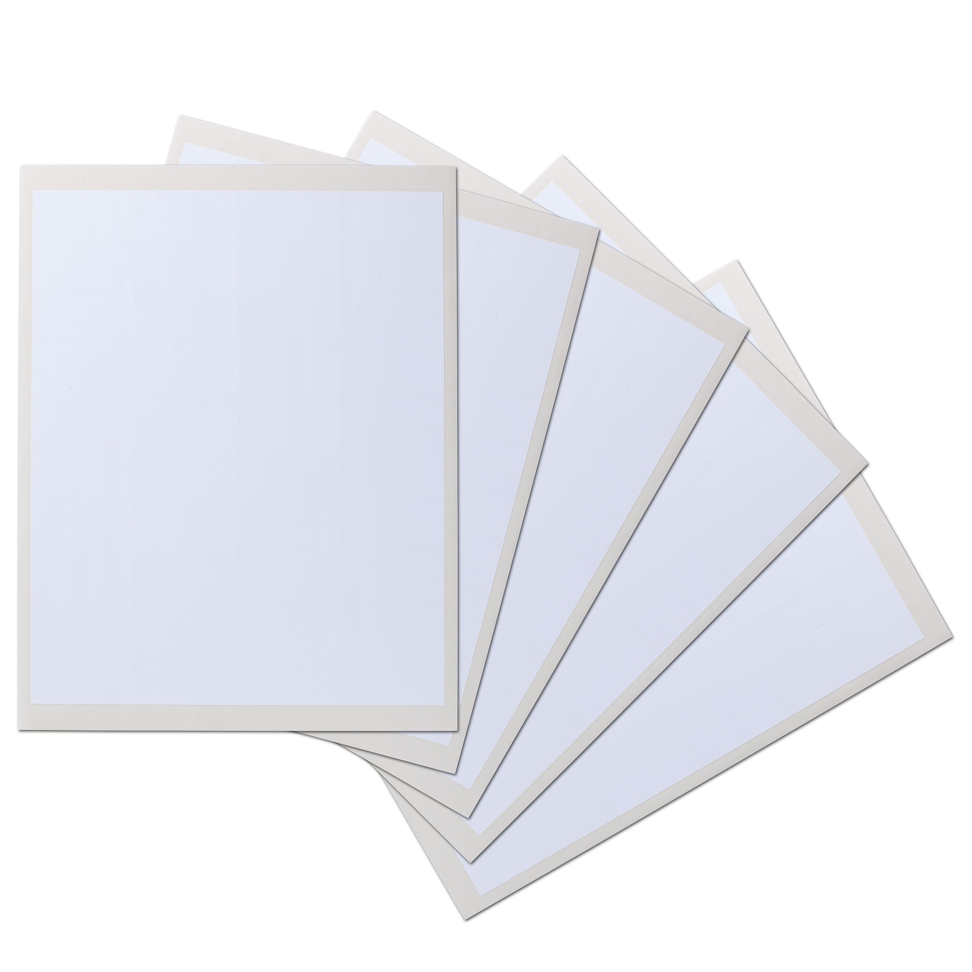 2 x1 inch Rectangle Waterproof Labels