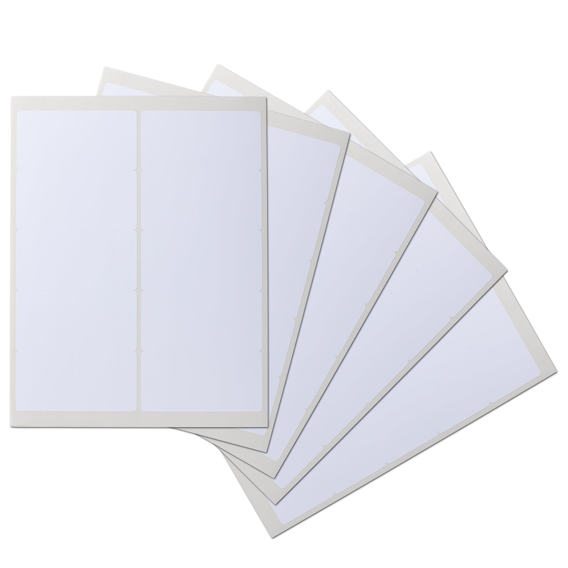 4x2 inch Rectangle Waterproof Labels