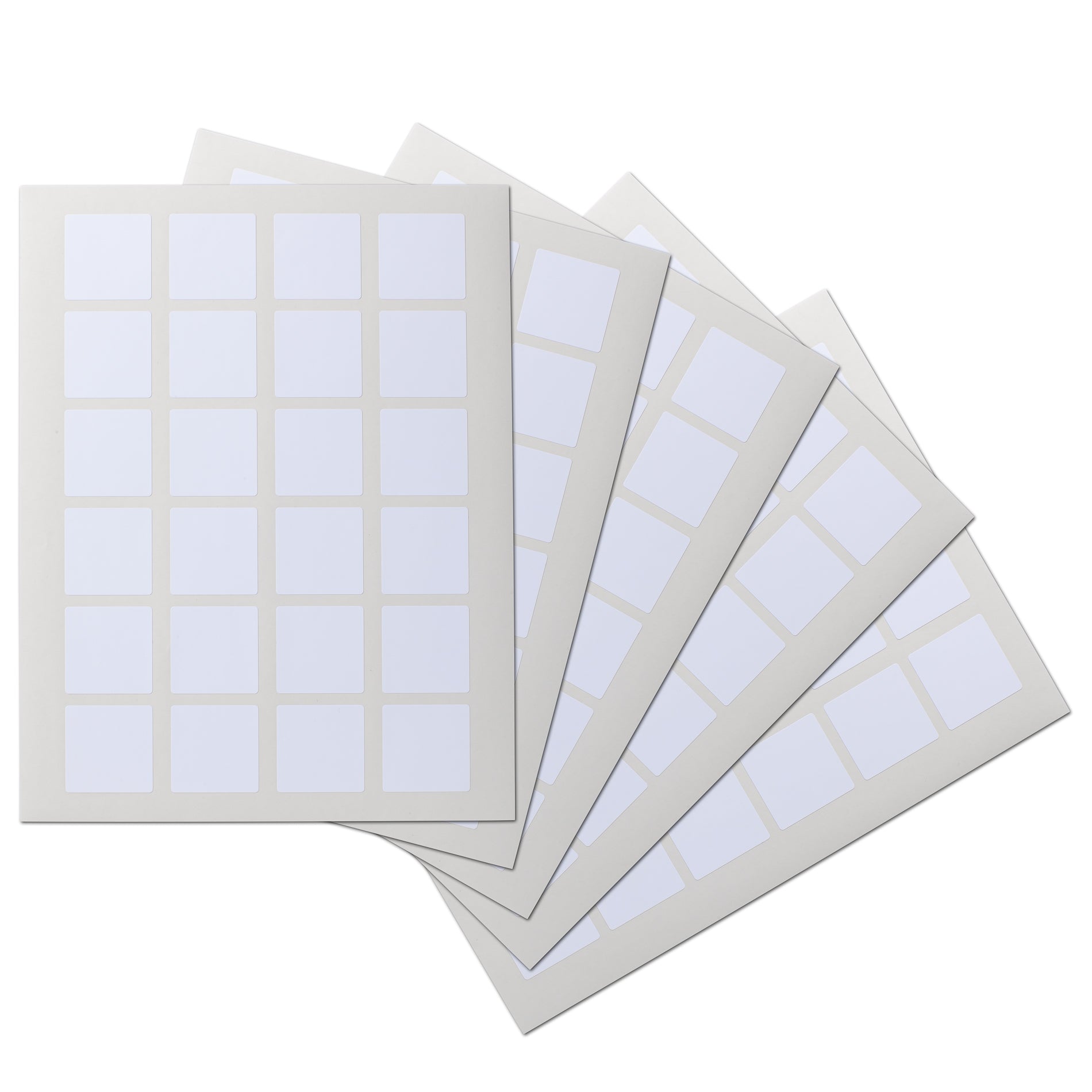 1.5 x 1.5 inch Square Waterproof Labels
